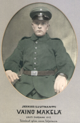 Ylim��r�inen asemamies, j��k�riluutnantti V�in� M�kel� Toijalasta